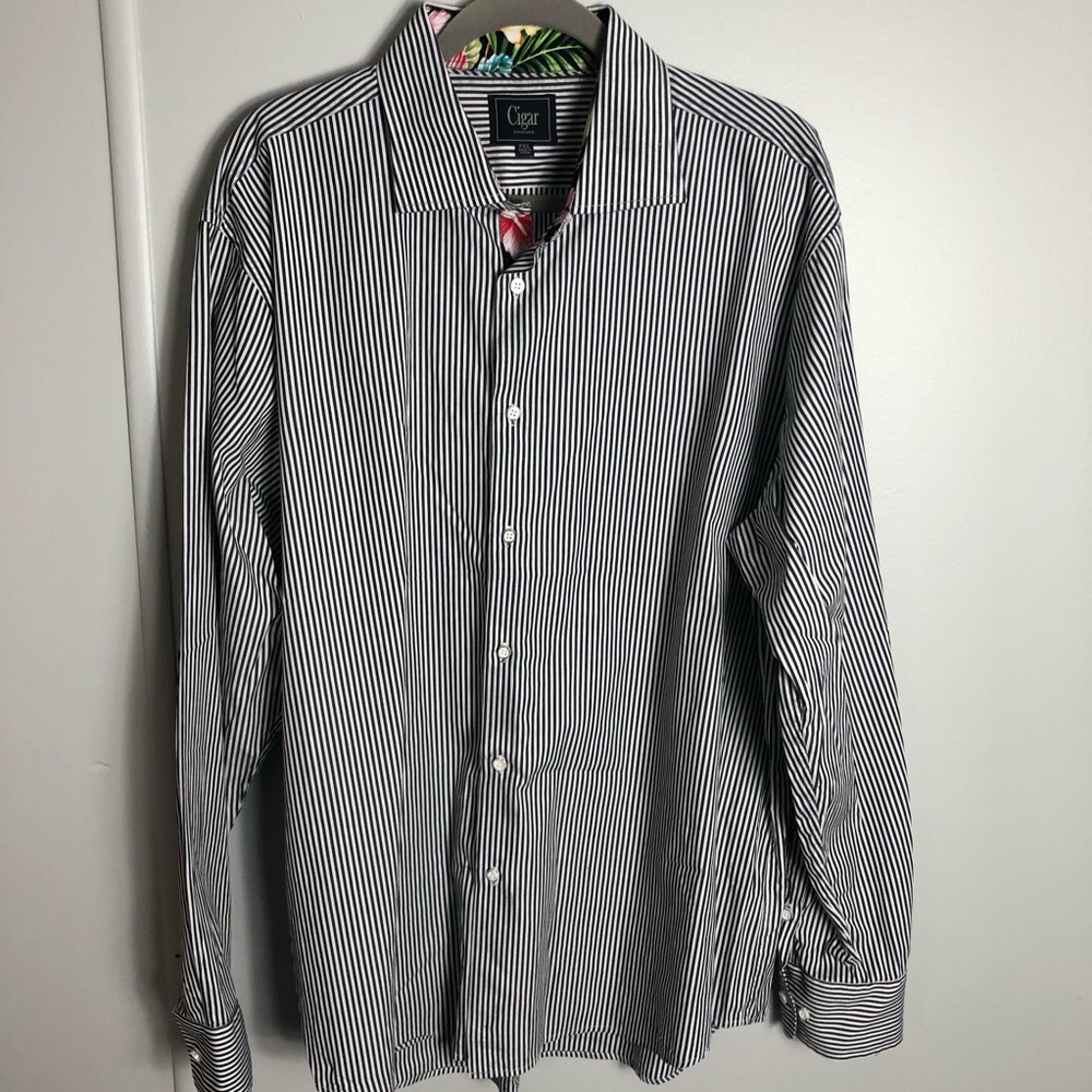 Cigar Couture Men’s  Button Up Long Sleeve Sz 2XL